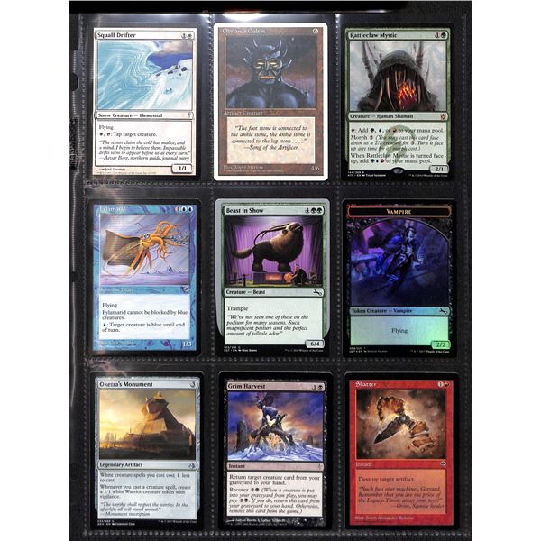 Lot Of 9 Various Magic The Gathering Cards Various Sets & Colors