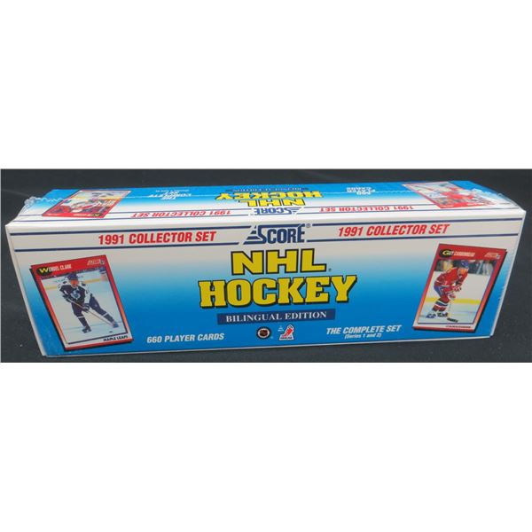 1991 Score Hockey Bilingual Edition Series 1 & 2 Factory Sealed Set 660 Cards