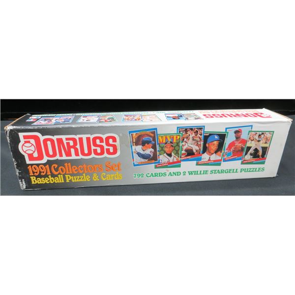 1991 Donruss Baseball Collectors Complete Factory Set