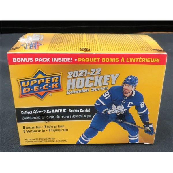 2021-22 Upper Deck Extended Series Hockey Blaster Box 6 Packs