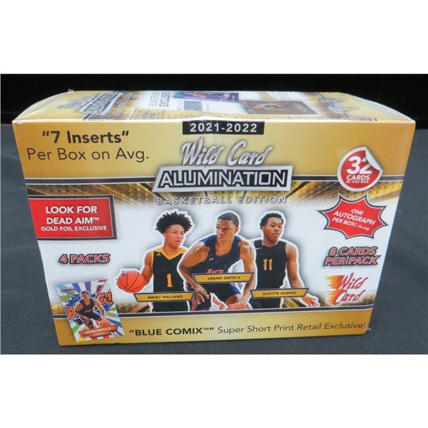 2021-22 Wild Card Alumination Basketball Edition 32 Cards One Autograph