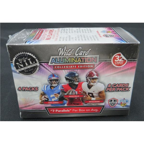 2021 Wild Card ALUMINATION Collegiate Edition NIL Blaster Box Factory Sealed