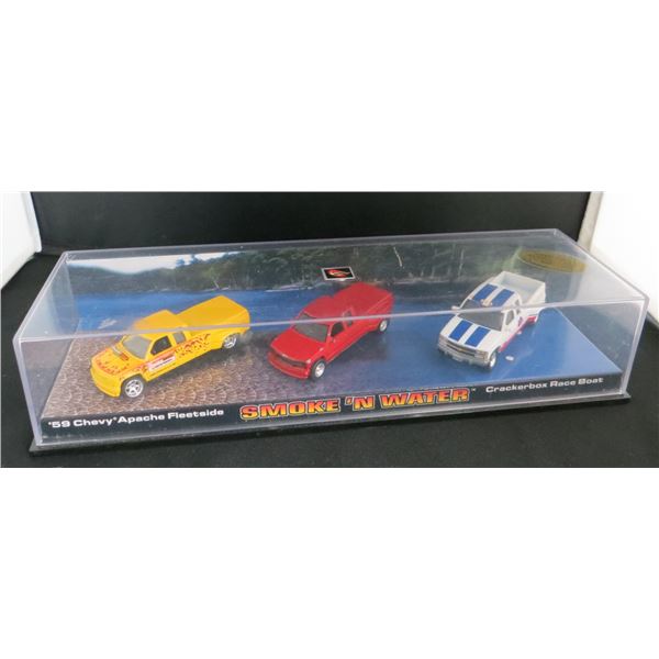 Hot Wheels 3 Collector Trucks Set With Case