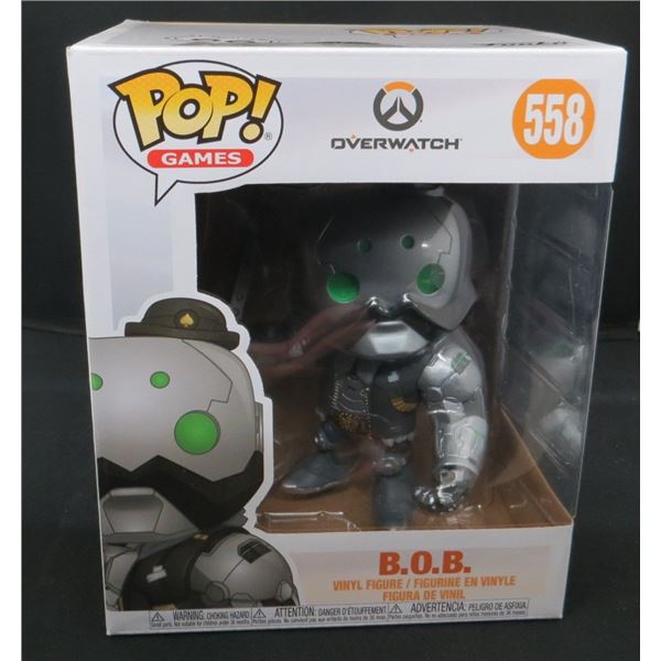 New Funko Pop Overwatch B.O.B. #558 (6 Inch funko pop) BV $30