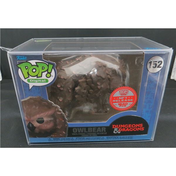 New Funko Pop NFT Dungeons & Dragons Owlbear #152 BV $150