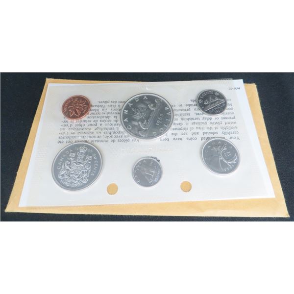 RCM 1965 Canadian Uncirculated Silver 6 Coin Set Proof Like