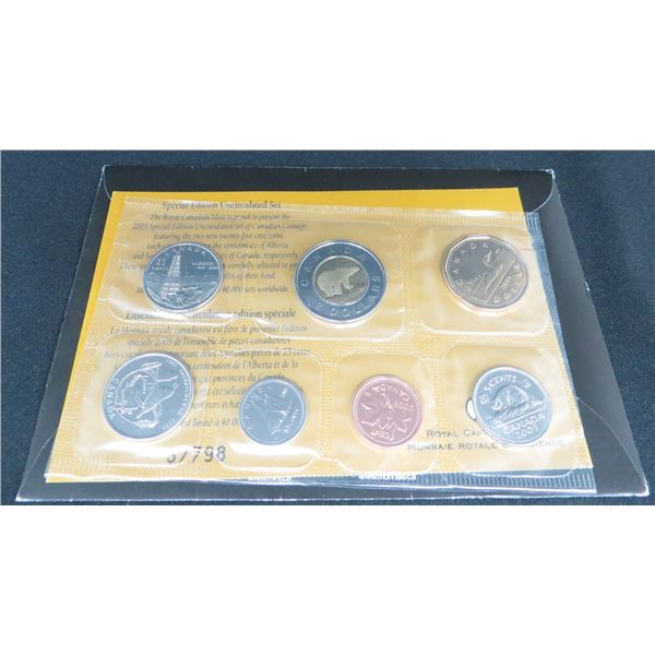 Royal Canadian Mint 2005 Special Edition 7 Coin Uncirculated Set