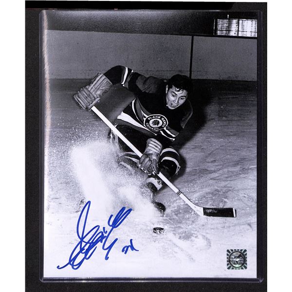 Fred Sasakamoose Black & White 8x10 Autographed Photo Valued at $175
