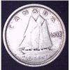 Image 1 : 1938 Canadian Silver 10 Cent Coin