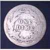 Image 1 : 1900 USA Silver Barber Dime 10 Cent Coin