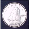 Image 1 : 1944 Canadian Silver 10 Cent Coin