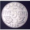 Image 1 : 1928 Canadian 5 Cent Coin