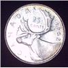 Image 1 : 1952 Canadian Silver 25 Cent Coin