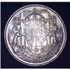 Image 1 : 1945 Canadian Silver 50 Cent Coin