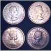 Image 2 : 4x Canadian Pennies 1963