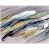 Image 2 : Joyce Rezendes, Silver Waves, Signed Acrylic Ptg