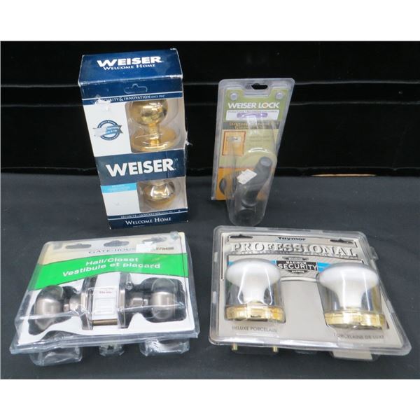 Lot Of Various Door Knob Sets