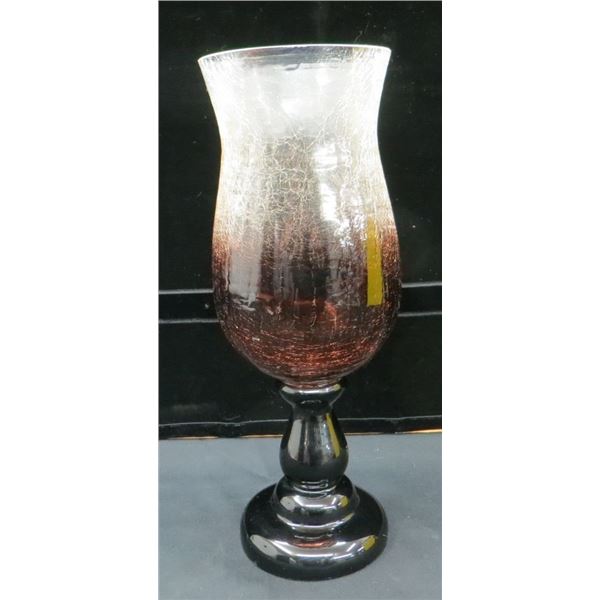 Large Floor Glass Flower Vase 15" Tall