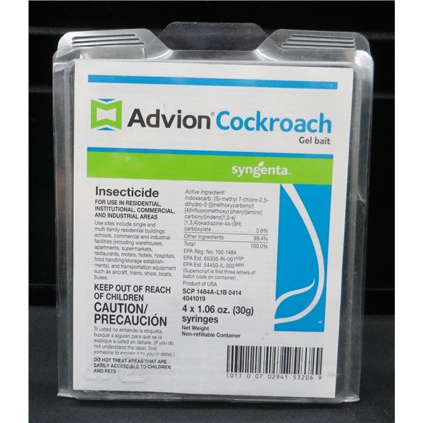 New Advion Cockroach Gel Bait