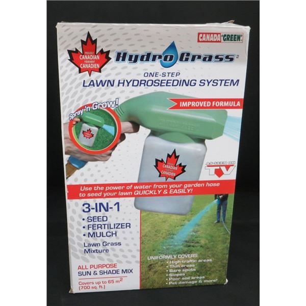 New Hydro Grass One Step Hydroseeding System