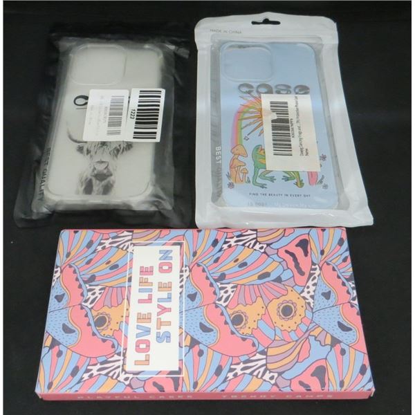 3 New Cell Phone Cases Various Styles & Brands