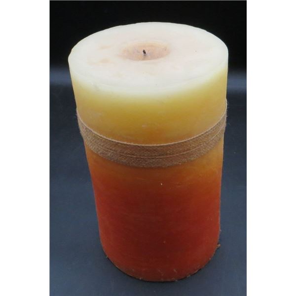 9" Tall Outdoor Decorative Candle 5" Diameter