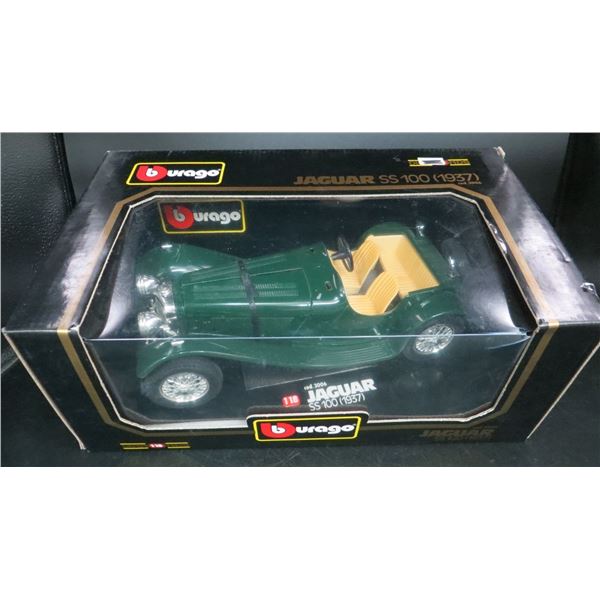 Burago 1937 Jaguar SS 100 1:18 Scale Diecast Model Car