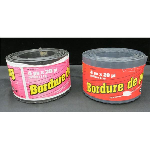 2 New Rolls Of Garden or Landscape Edging