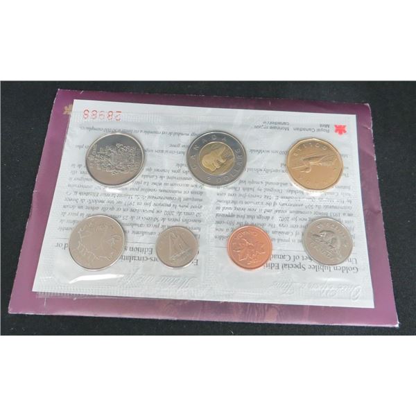 Royal Canadian Mint 2002 Proof Like Brilliant Uncirculated Set QE II Golden Jubilee Commemorative