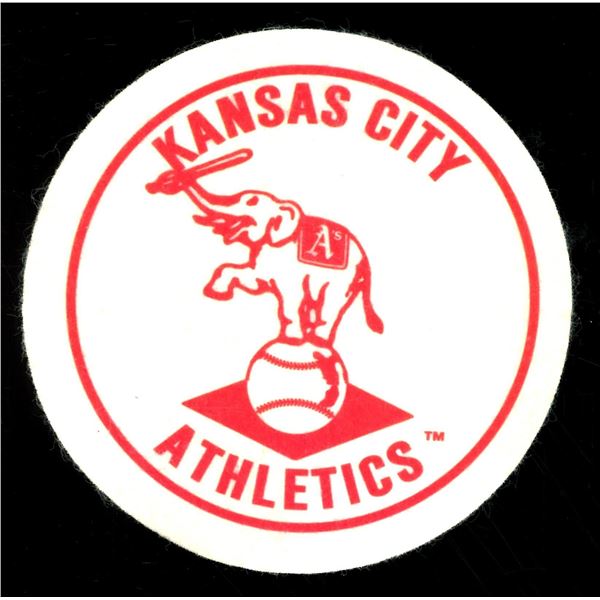 2007 Topps Heritage 1958 Throwback Kansas City Athletics 5” Patch