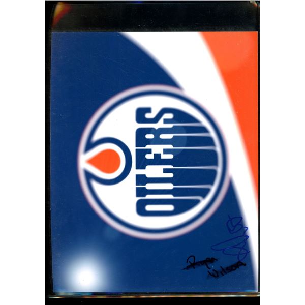 Edmonton Oilers 8x10 Photo Autographed by Unknown Player