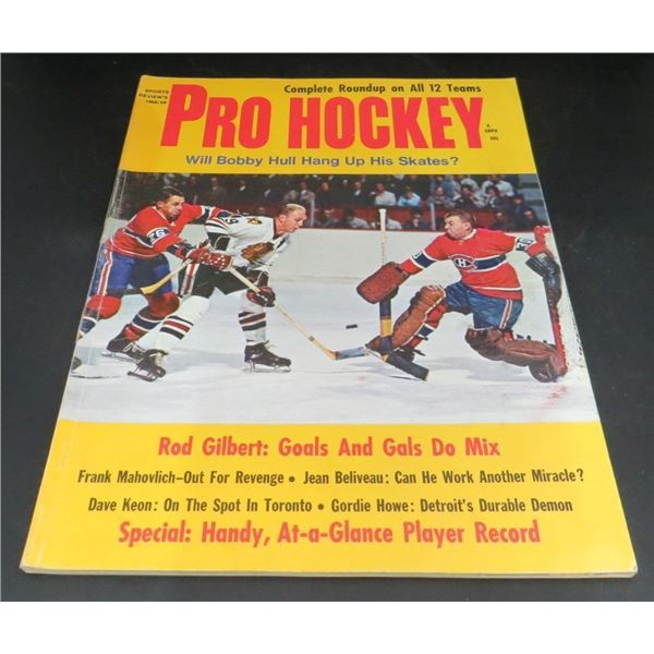 1968-69 Pro Hockey Magazine