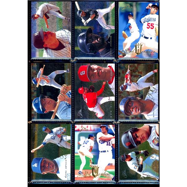Lot of 18 Flair Premium Baseball Collector Cards