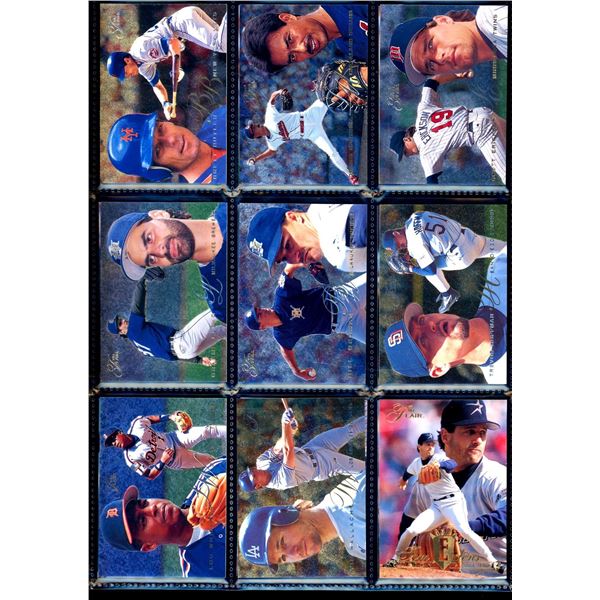 Lot of 18 Flair Premium Baseball Collector Cards
