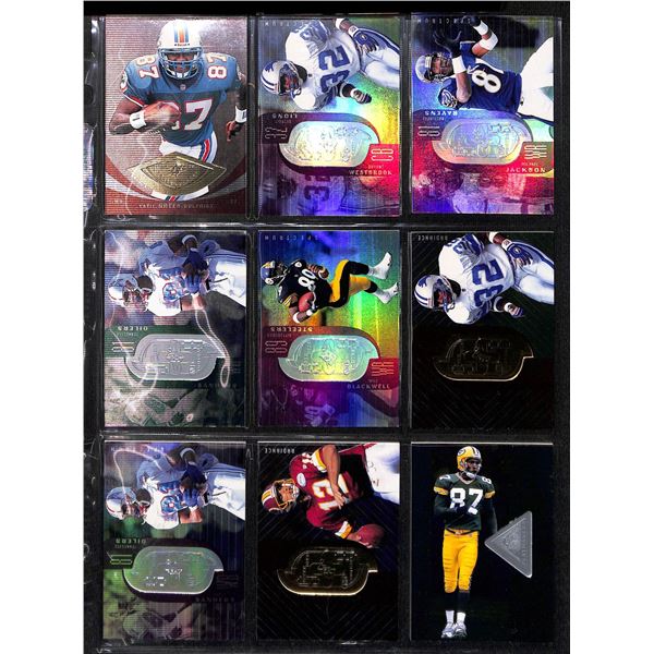 Lot of 9 Various Football Collector Cards