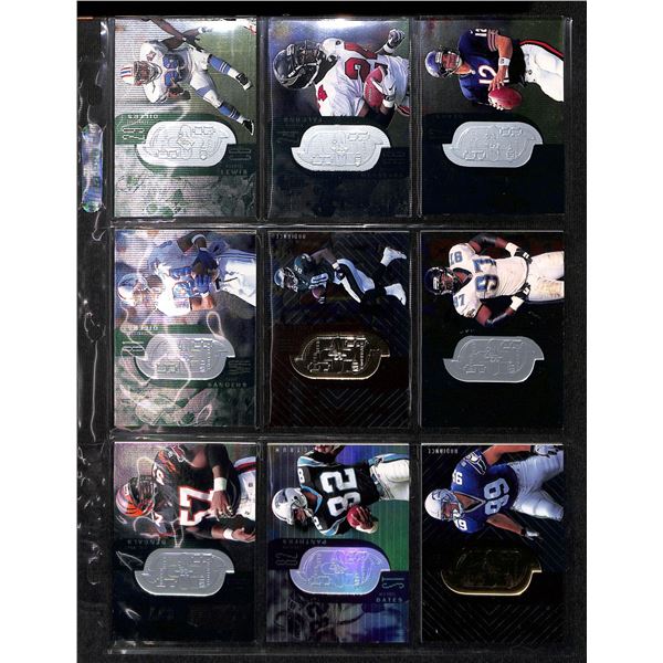 Lot of 9 Various Football Collector Cards