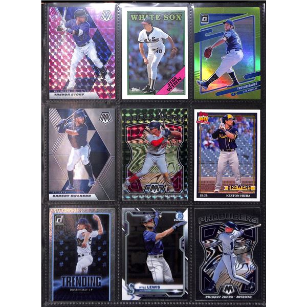 Lot of 9 Various Basketball Inserts and Rookie Collector Cards