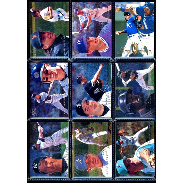 Lot of 18 Flair Premium Baseball Collector Cards