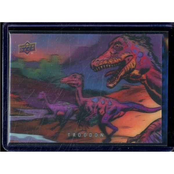 2015 Upper Deck Dinosaurs 3-D #31 Troodon