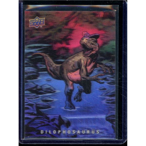 2015 Upper Deck Dinosaurs 3-D #28 Dilophosaurus