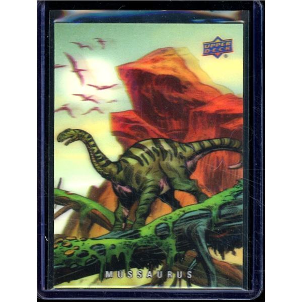 2015 Upper Deck Dinosaurs 3-D #15 Mussaurus