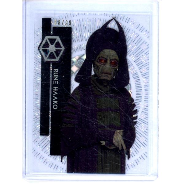 2015 Topps Star Wars High Tek Tidal Diffractors #81 Rune Haako 98/99