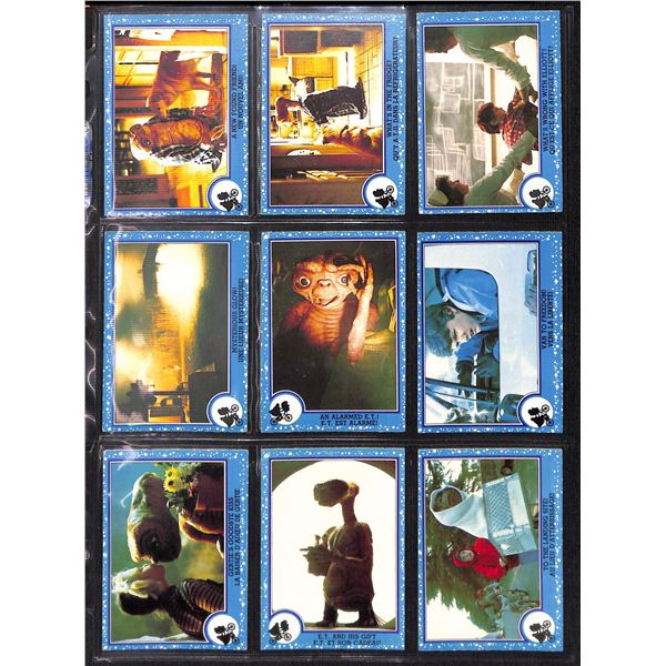 Lot of 9 Various E.T. Collector Cards