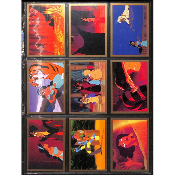 Lot Of 9 Various Disney Aladdin Collector Cards