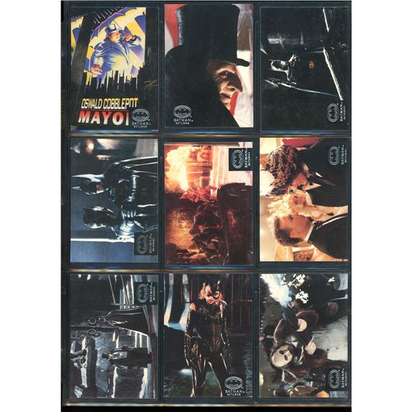 Lot Of 9 Various Batman Collector Cards