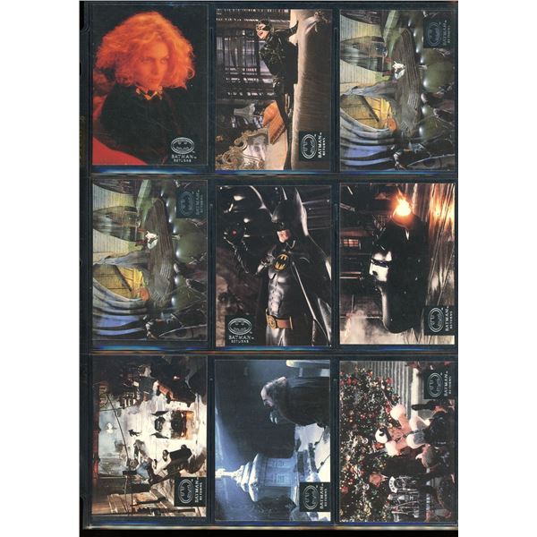 Lot Of 9 Various Batman Collector Cards