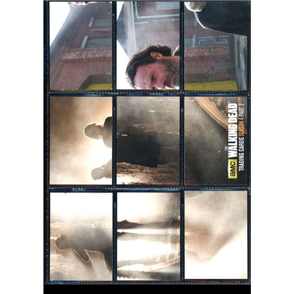 Lot of 9 Various Walking Dead Collector Cards