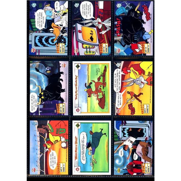 Lot Of 9 Various Looney Tunes Comic Ball Collector Cards