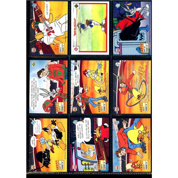 Lot Of 9 Various Looney Tunes Comic Ball Collector Cards