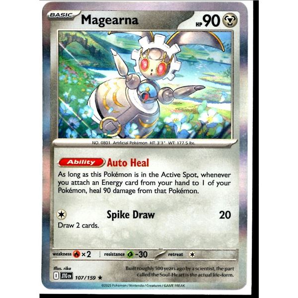 Pokemon Magearna - 107/159 - Rare HOLO Journey Together